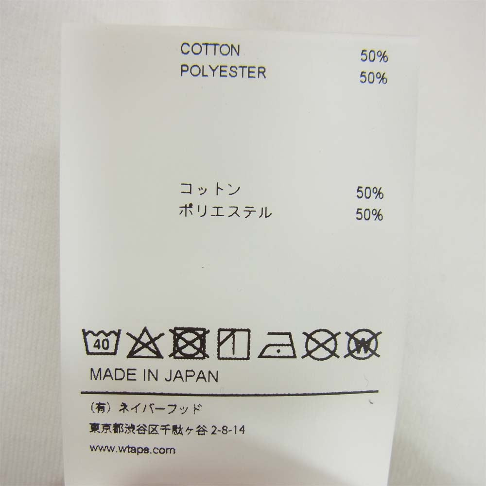 WTAPS ダブルタップス 202ATDT-CSM14 OG SS COPO Tシャツ ホワイト系 02【中古】