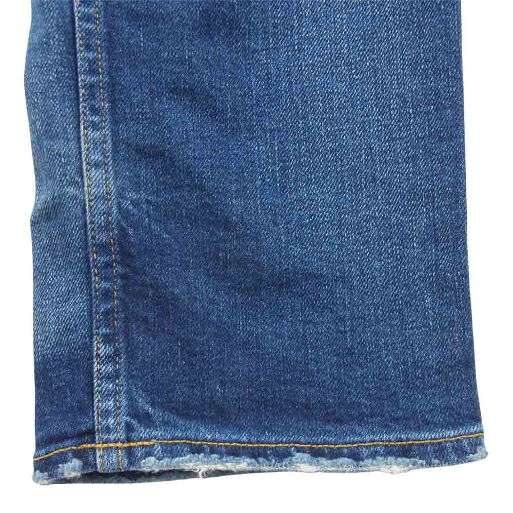nonnative ノンネイティブ 18SS NN-P3307 DWELLER 5P JEANS ウォッシュ加工 デニム パンツ インディゴブルー系【中古】