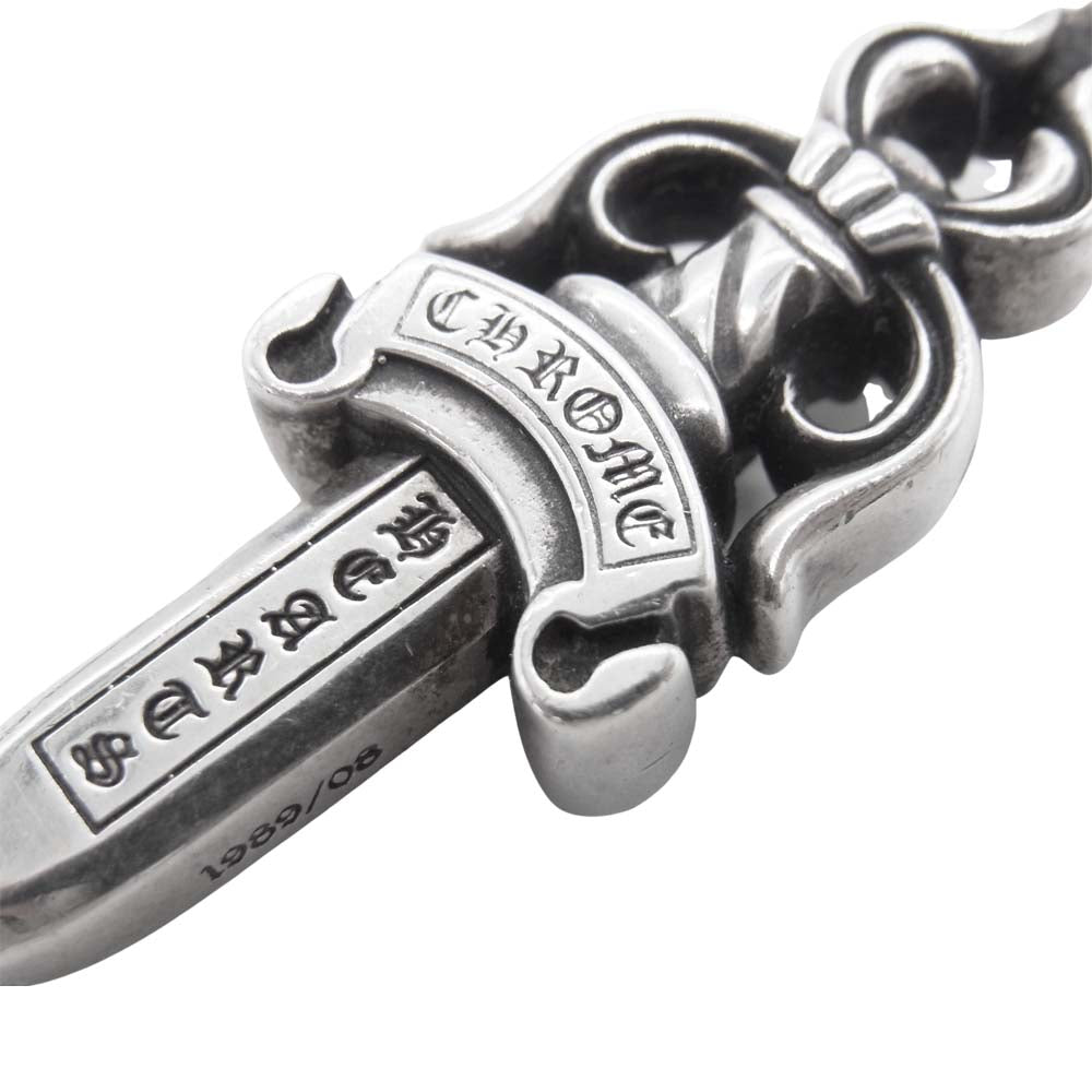 CHROME HEARTS クロムハーツ(原本無) ダブルダガー ペンダント シルバー系【中古】