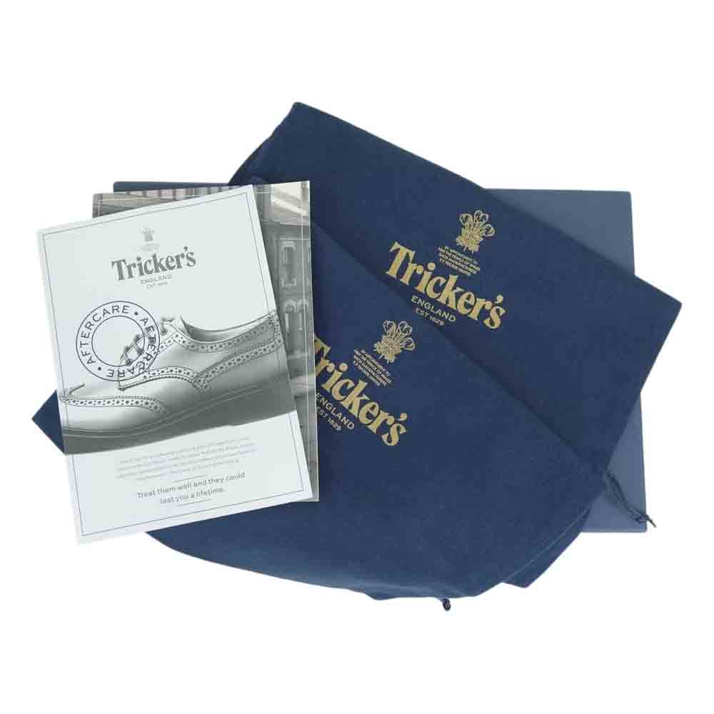 Tricker's トリッカーズ 250819 モルトン ブラックスエード ダイナイト ソール ブーツ ブラック系 9【新古品】【未使用】【中古】
