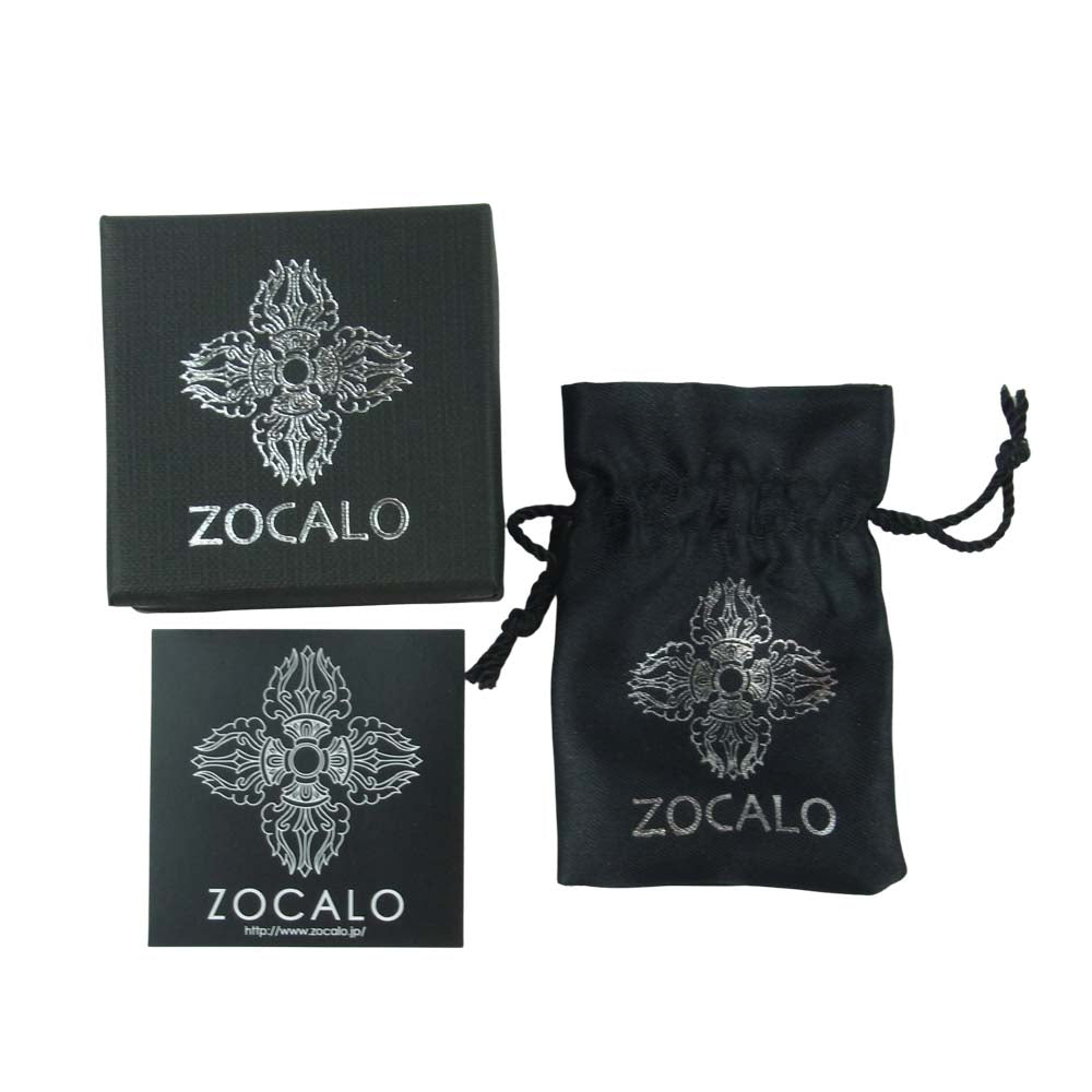 ZOCALO ソカロ EYE OF PROVIDENCE SPIRAL RING アイ オブ プロビデンス スパイラル リング シルバー系 13号【中古】
