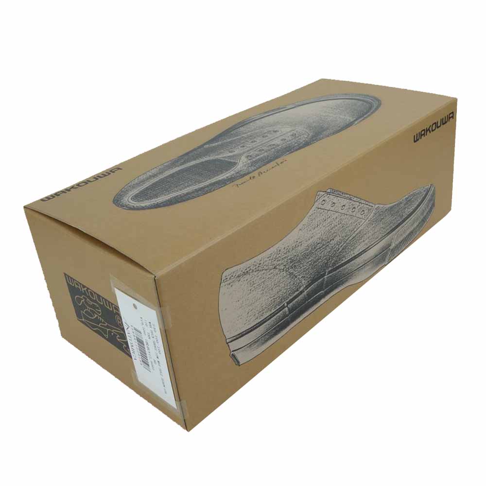 ANATOMICA アナトミカ 540-100-100 WAKOUWA DECK SHOES LOW WHITE SOLE デッキシューズ ベージュ系 26.5cm【新古品】【未使用】【中古】