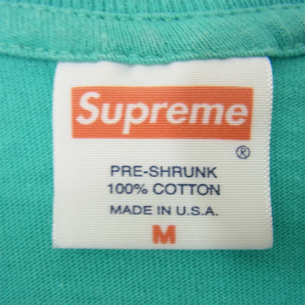 Supreme シュプリーム 08SS I Will Never Pledge Allegiance To Their Flag Prot プリント Tシャツ ブルー系 M【中古】