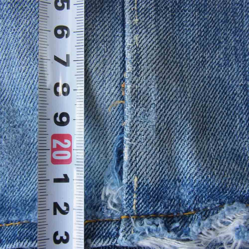 Denime ドゥニーム 681 ダメージ デニム パンツ インディゴブルー系 34【中古】