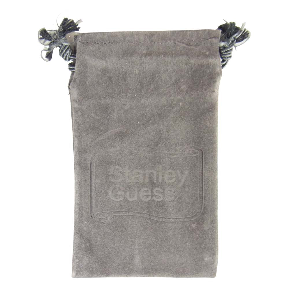 STANLEY GUESS スタンリーゲス ウッドインレイ ギター ネックレス シルバー系【中古】