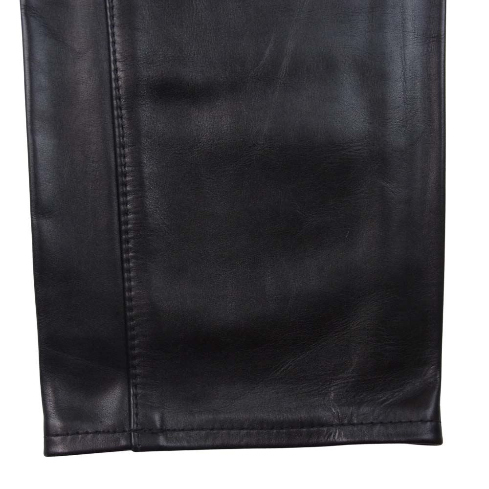 AERO LEATHER エアロレザー ステアハイド レザー パンツ ブラック系 30【中古】