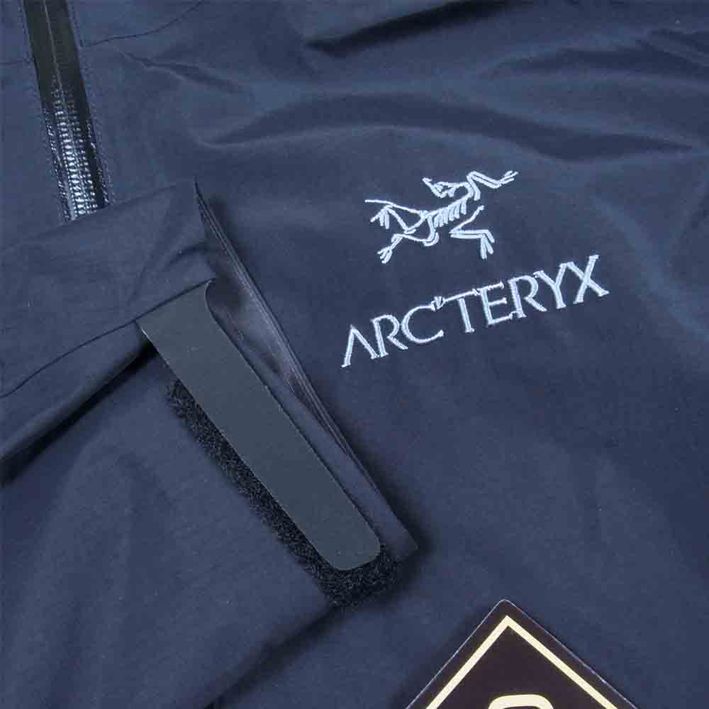 ARC'TERYX アークテリクス 21776 国内正規品 BIRD AID付属 GORE-TEX ZETA SL JACKET ゼータ ナイロン ジャケット ブラック系 S【中古】
