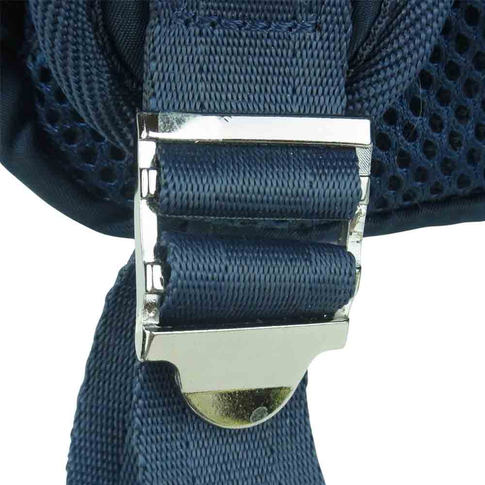 マキャベリック 3106‐10111 SIERRA BACKPACK バックパック リュック デイパック ナイロン 牛革 ネイビー系【中古】