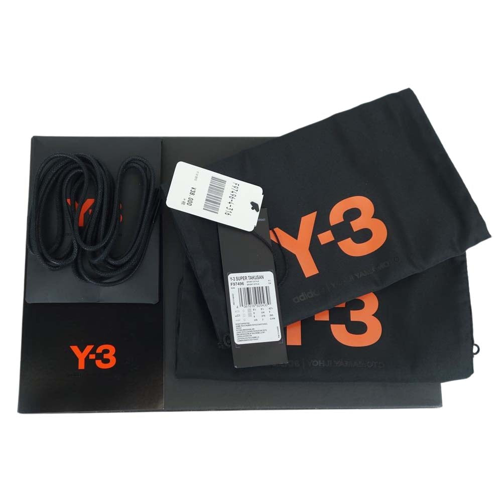 Yohji Yamamoto ヨウジヤマモト Y-3 ワイスリー 19SS F97496 SUPER TAKUSAN スーパータクサン スニーカー ブラック系 27cm【中古】
