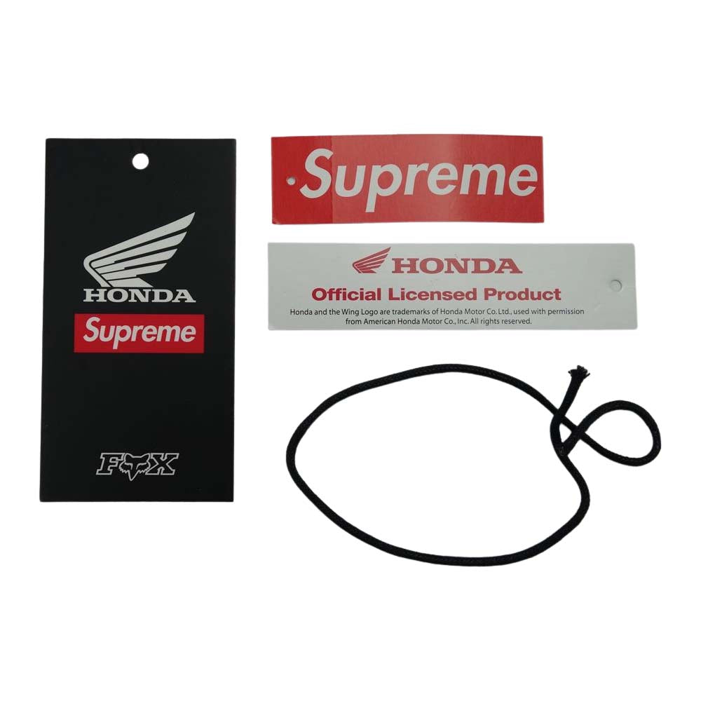 Supreme シュプリーム × Honda ホンダ × Fox Racing フォックスレーシング HRC Crewneck クルーネック スウェット ブラック系 XL【中古】