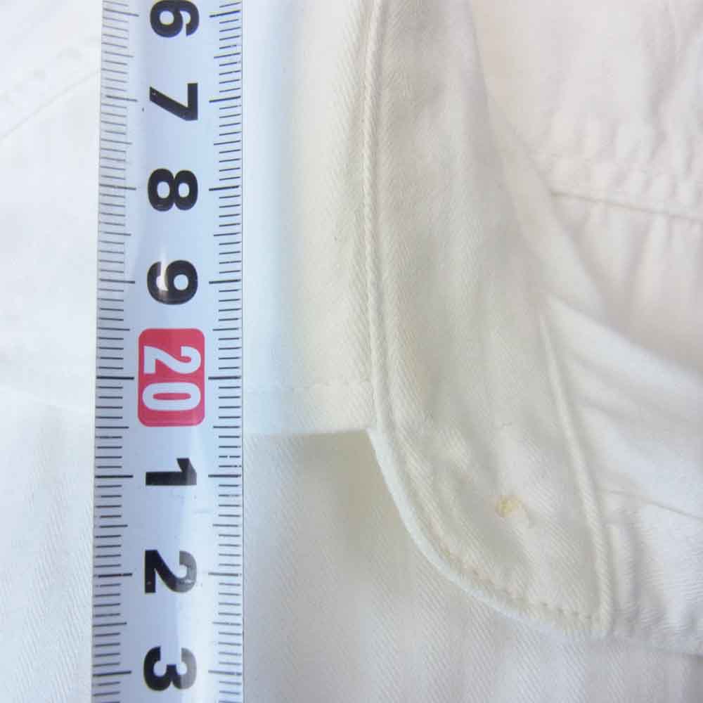 TENDERLOIN テンダーロイン T-WORK SHIRT 長袖 ワークシャツ ホワイト系 S【中古】
