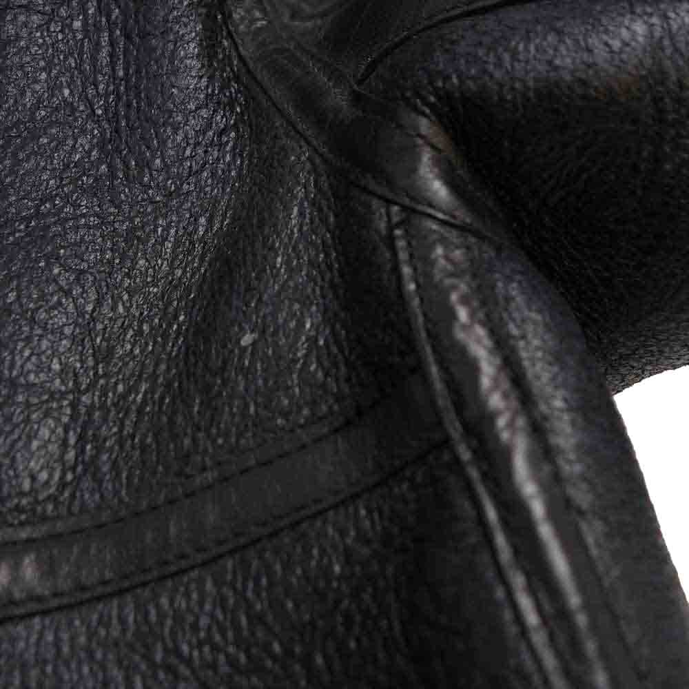 VANSON バンソン B-3 ボア ムートン ジャケット ブラック系 36【中古】