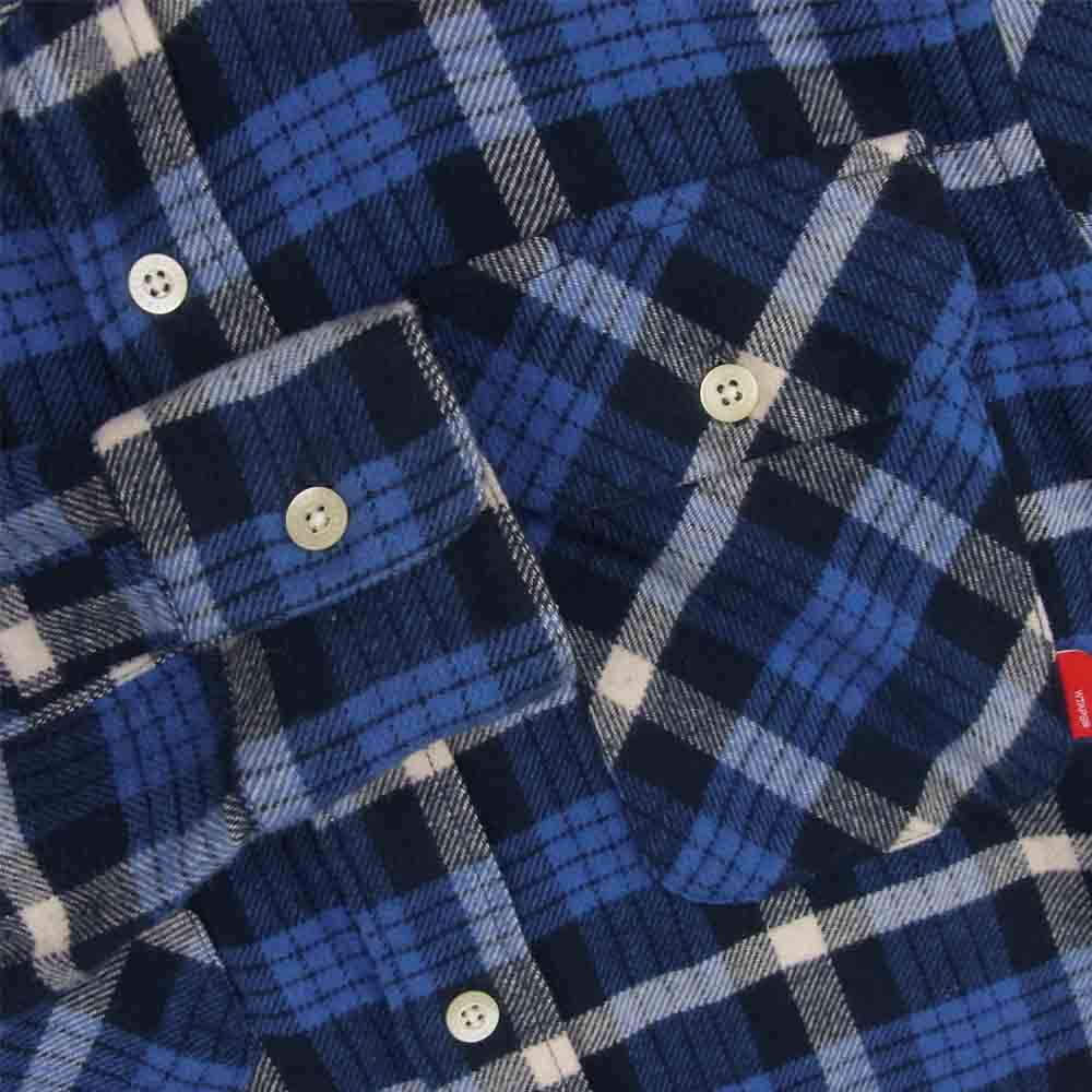 WTAPS ダブルタップス 15AW 152gwdt-shm04 VATOS L/S 02 SHIRT COTTON TEXTILE 長袖 シャツ ブルー系 S【中古】