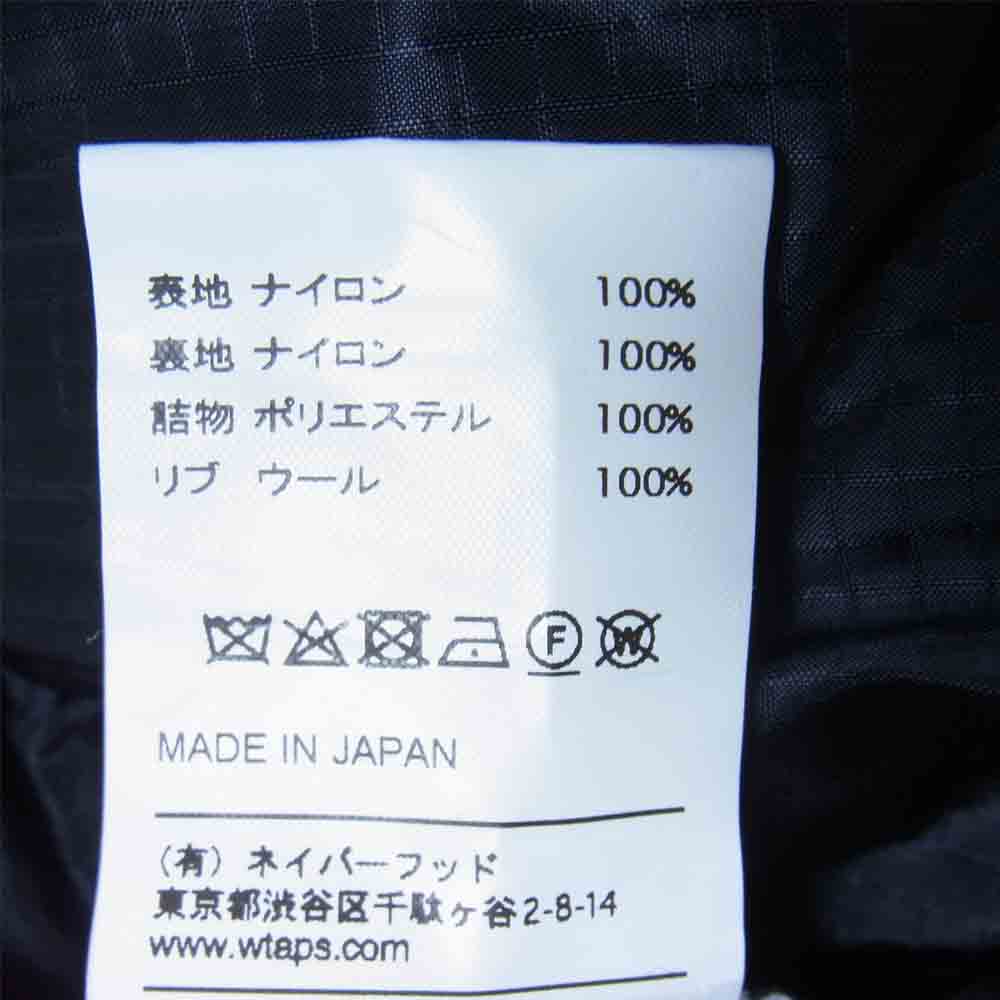 WTAPS ダブルタップス 17AW 172gwdt-jkm04 CREEPER VEST NYLON RIPSTOP ベスト ブラック系 1【中古】