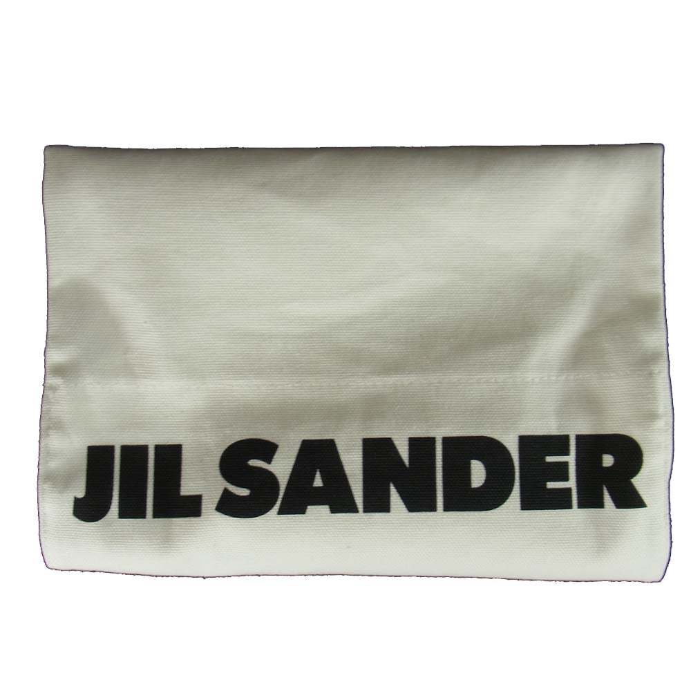 JIL SANDER ジルサンダー 表参道限定 TANGLE SM タングル スモール ロゴ ショルダー バッグ ホワイト系【中古】