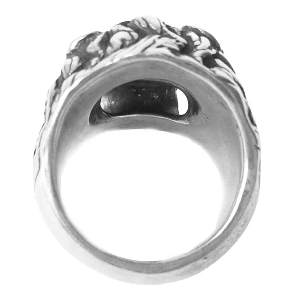 BILL WALL LEATHER ビルウォールレザー LION RING ライオン リング シルバー系 18号程度【中古】
