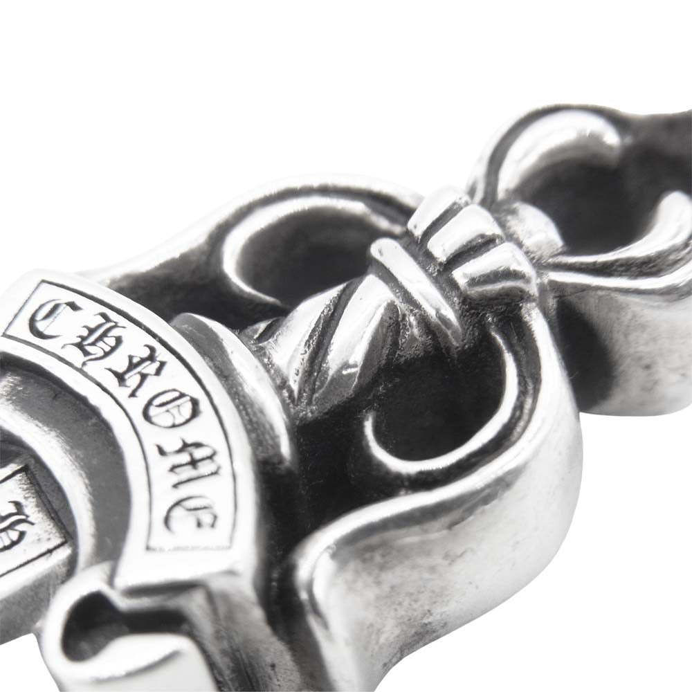CHROME HEARTS クロムハーツ(原本無) DOUBLE DAGGER ダブルダガー ペンダント ネックレス トップ シルバー系【中古】