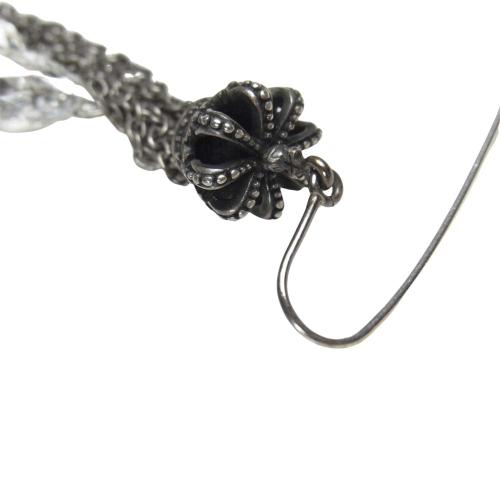 Justin Davis ジャスティンデイビス SEJ195 SHIMMERING TEARDROP シマリング ティアドロップ 両耳 ピアス シルバー系【中古】