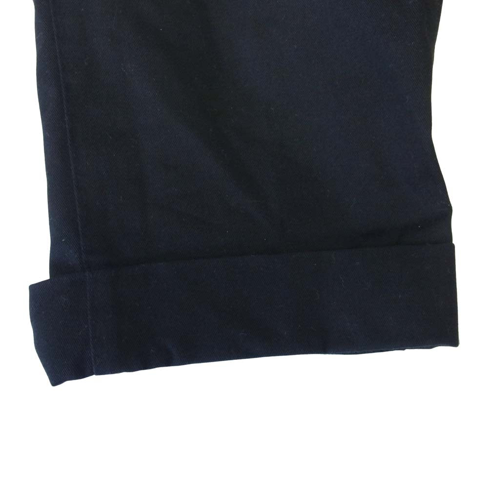 五十嵐トラウザーズ コットン 1タック センタープレス トラウザーズ パンツ ブラック系【中古】