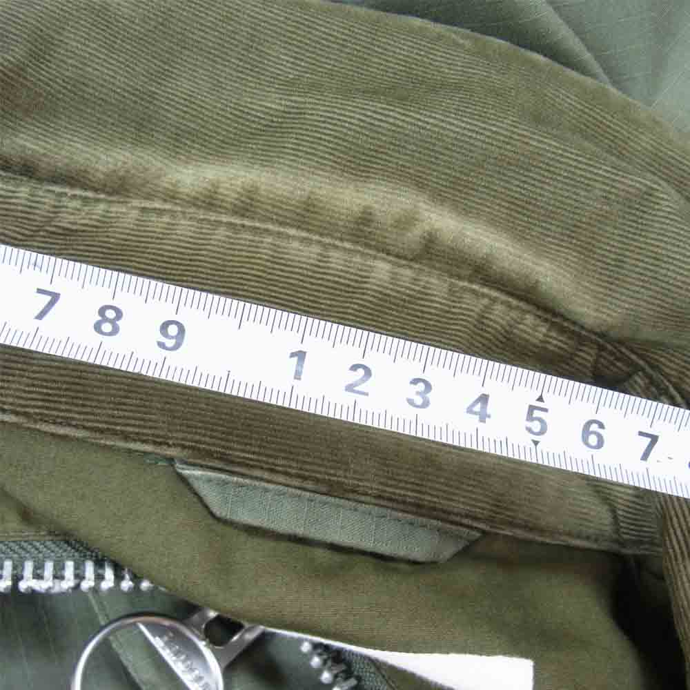 Barbour バブアー 1701074 × BEAMS ビームス BEDALE ビデイル リップストップ ジャケット モスグリーン系 XS【中古】