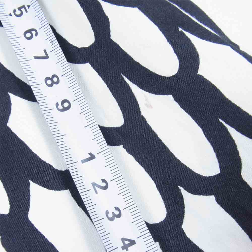 marimekko マリメッコ ELASKA Pikku suom コットン プリント ワンピース 白黒系 38【新古品】【未使用】【中古】