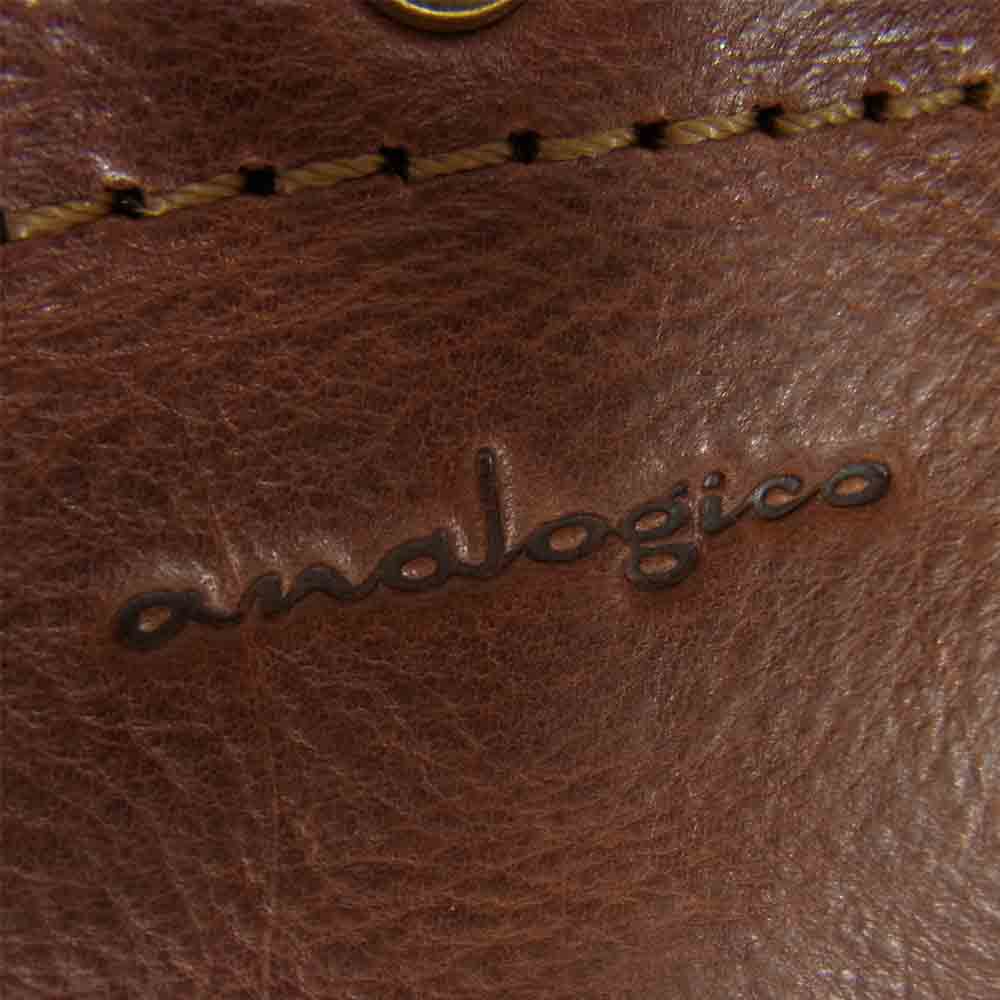 アナロジコ 2way ミニ リュック ブラウン系【中古】