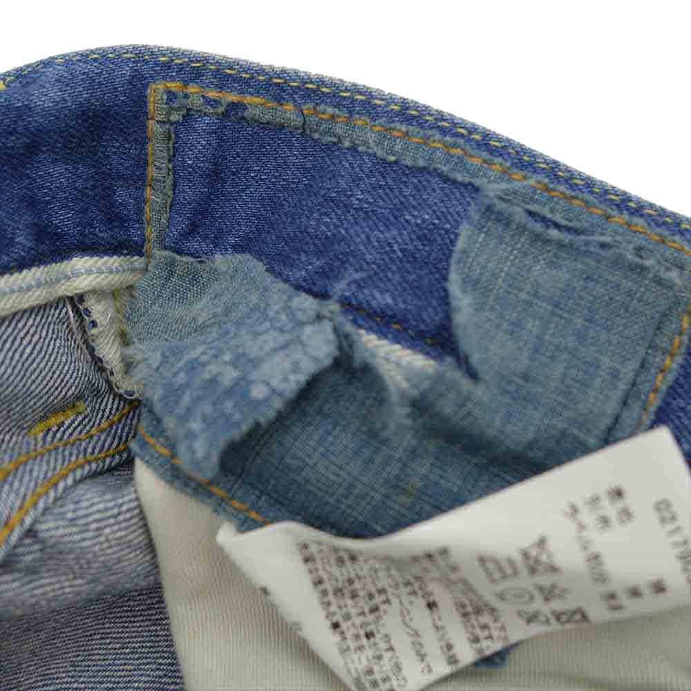 VISVIM ビズビム 217905005001 ICT DRY2 dmgd dry denim jeans インディゴブルー系 W85.4cm【中古】