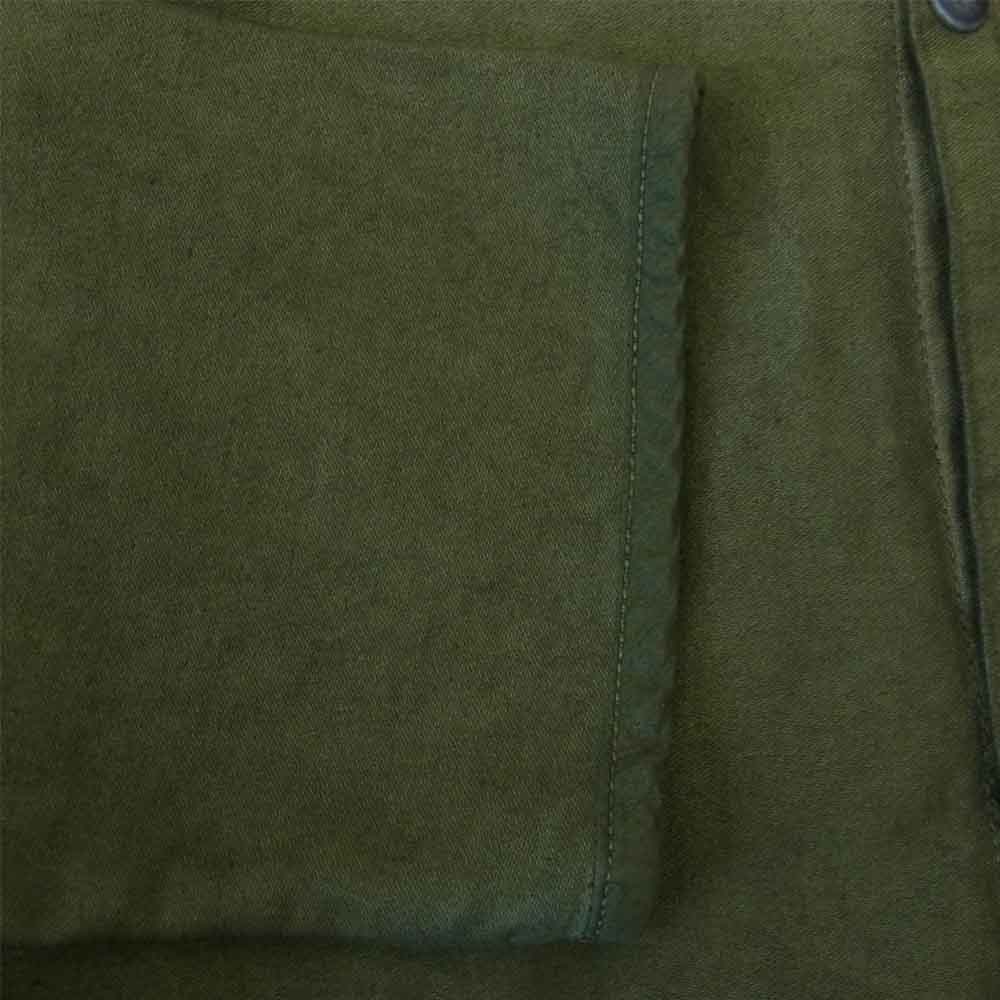PORTER CLASSIC ポータークラシック 21AW Moleskin Shirt Jacket Olive モールスキン シャツ ジャケット カーキ系 L【中古】