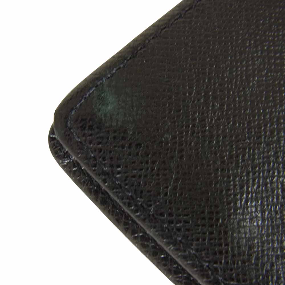 LOUIS VUITTON ルイ・ヴィトン M31002 ポルトカルトクレディ アルドワーズ タイガ 札入れ 長財布 ブラック系【中古】