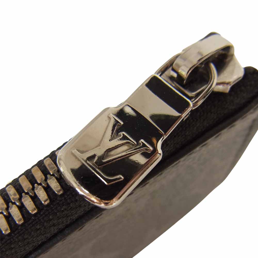 LOUIS VUITTON ルイ・ヴィトン M63536 ポルトモネジュール モノグラム エクリプス 財布 コインケース ブラック系【中古】