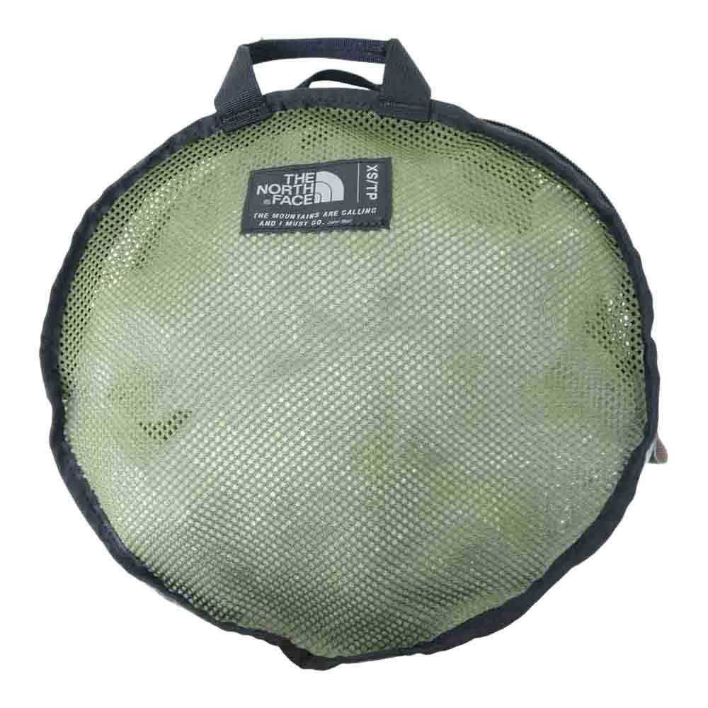 THE NORTH FACE ノースフェイス NF0A3ETN BASE CAMP DUFFEL ベースキャンプ ダッフル ボストン バッグ グリーン系 カモ柄【美品】【中古】
