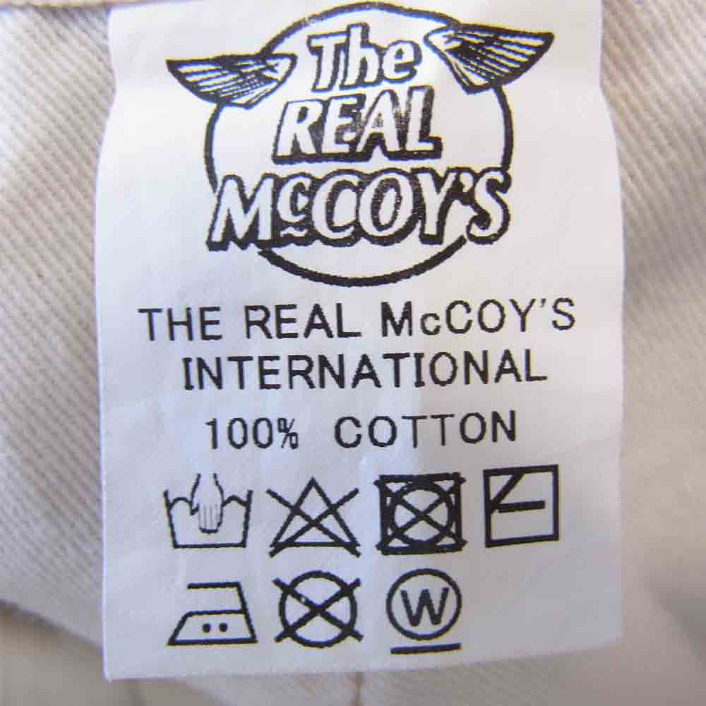 The REAL McCOY'S ザリアルマッコイズ ミリタリー ボタンフライ コットン チノ パンツ ベージュ系 32【中古】