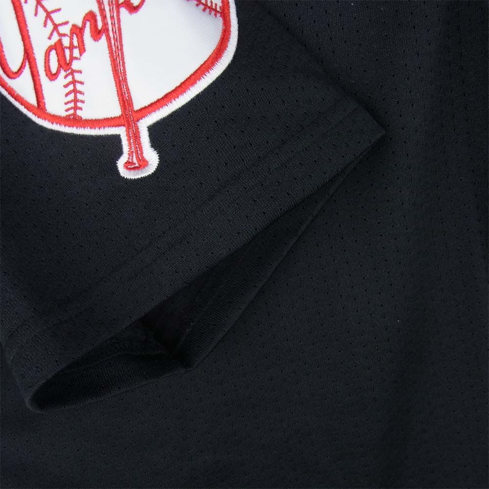 Supreme シュプリーム 15SS New York Yankees Majestic Baseball Jersey 半袖 シャツ 中国製 ブラック系 M【中古】