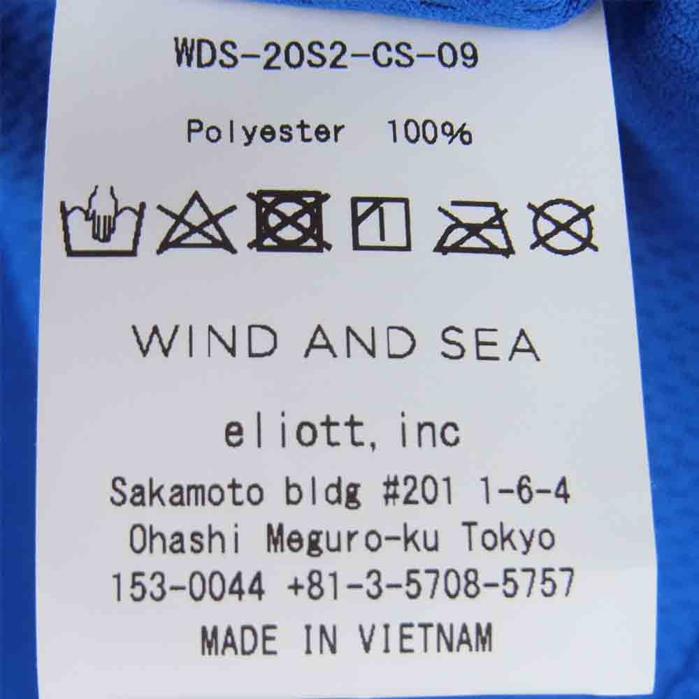 WIND AND SEA ウィンダンシー WDS-20S2-CS-09 WDS DRY T-SHIRT ロゴドライ 半袖 Tシャツ ブルー系 M【新古品】【未使用】【中古】