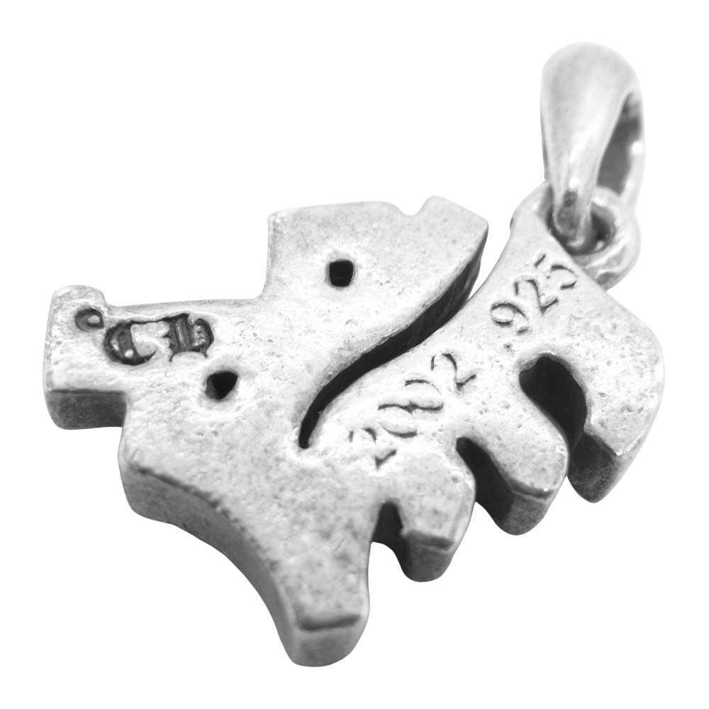 CHROME HEARTS クロムハーツ(原本無) アルファベット イニシャル チャーム ネックレス トップ シルバー系【中古】