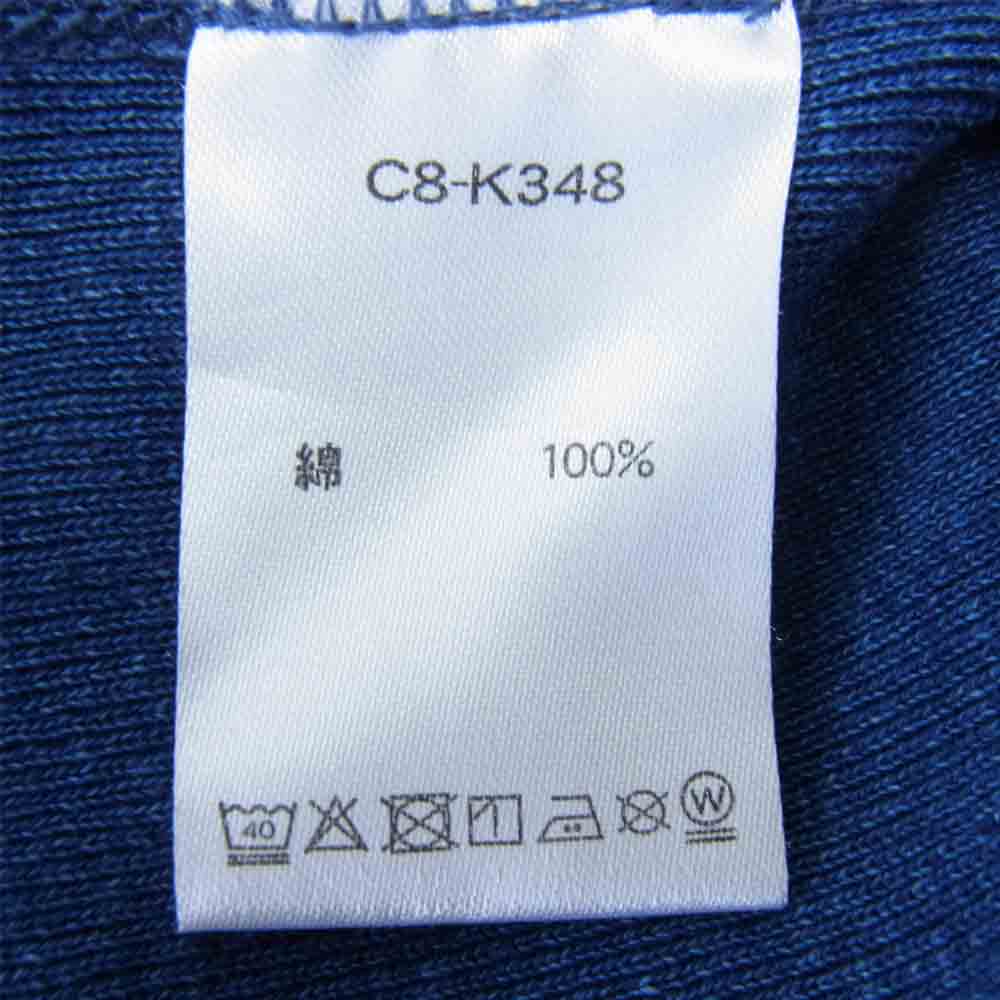 Champion チャンピオン C8-K348 INDIGO REVERSE WEAVE Tee インディゴ リバースウィーブ Tシャツ インディゴブルー系 M【中古】