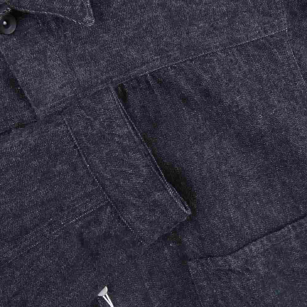 COMOLI コモリ U03-01012 21AW DENIM JACKET デニム ジャケット ブラック BLACK/ECRU 2【新古品】【未使用】【中古】