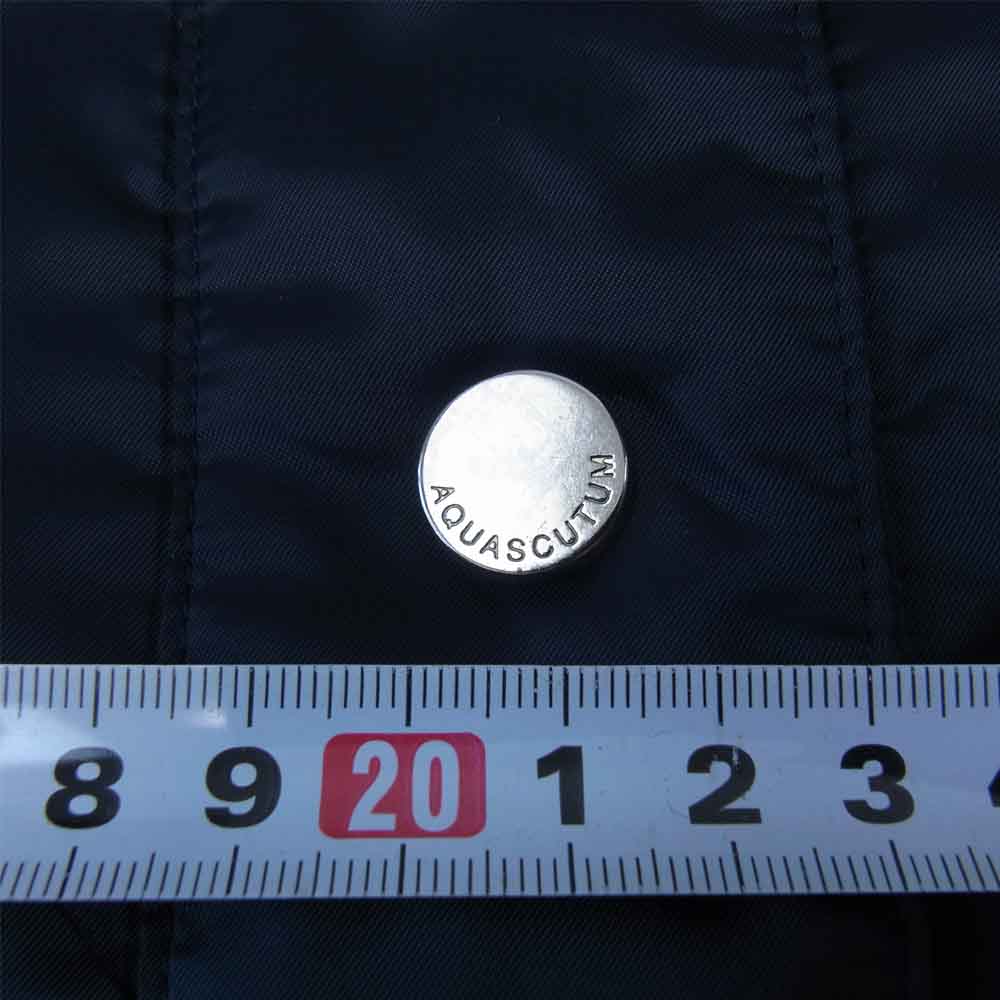 Aquascutum アクアスキュータム キルティング ジャケット ネイビー系【美品】【中古】
