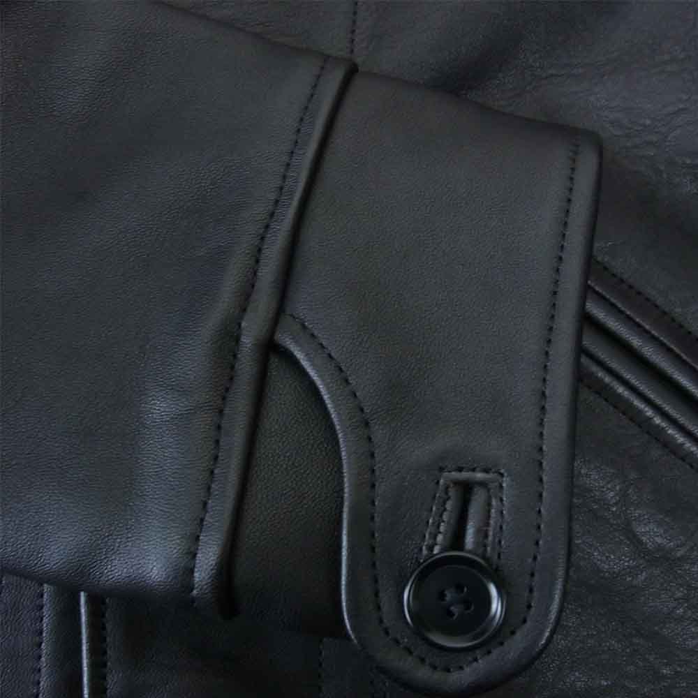 TENDERLOIN テンダーロイン T-HIDE S ショールカラー ホースハイド レザー ジャケット ダークブラウン系 XS【中古】