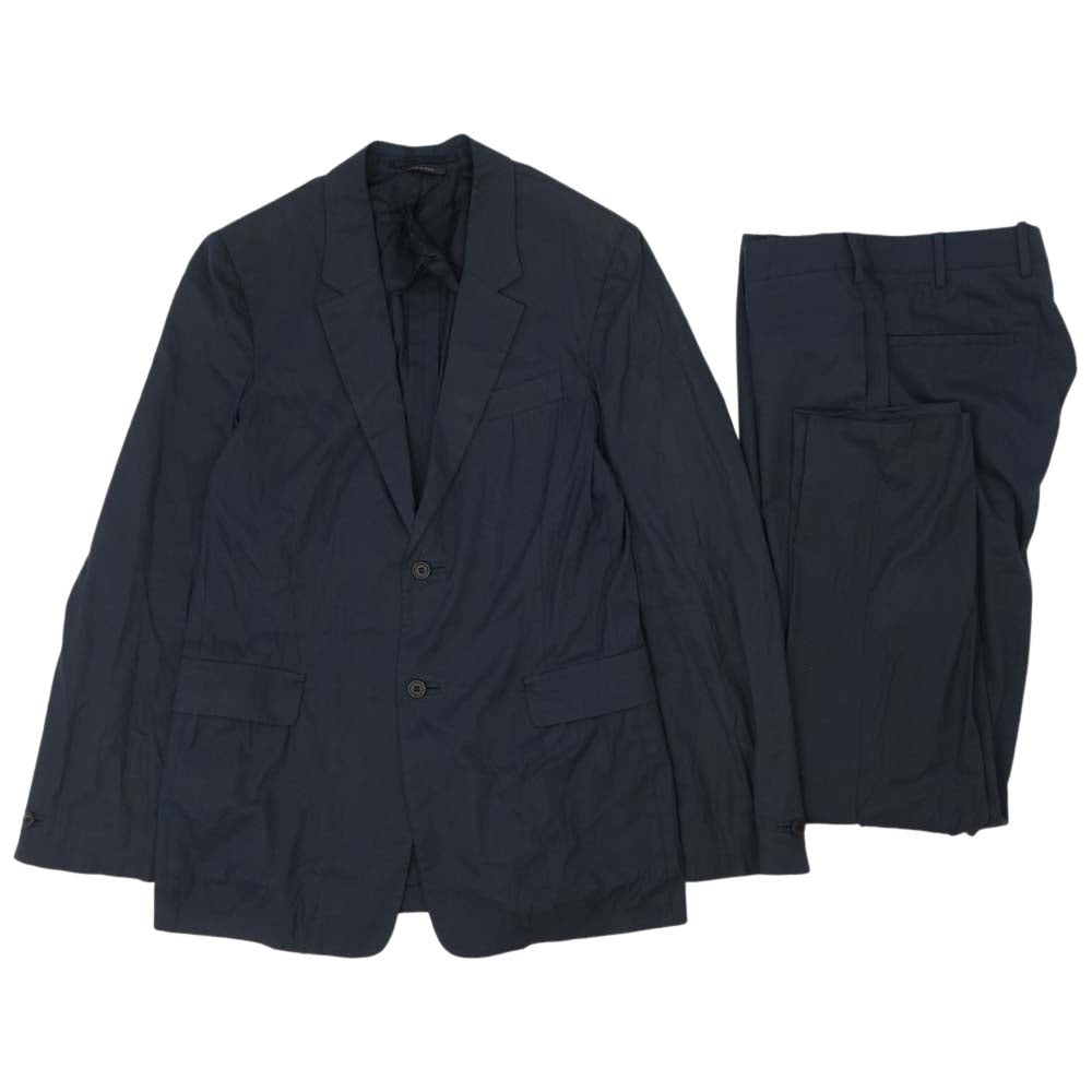 PRADA セットアップ 2B スーツ ダークネイビー 46 PRADA プラダ セットアップ ダークネイビー系 46【中古】 – ブランド