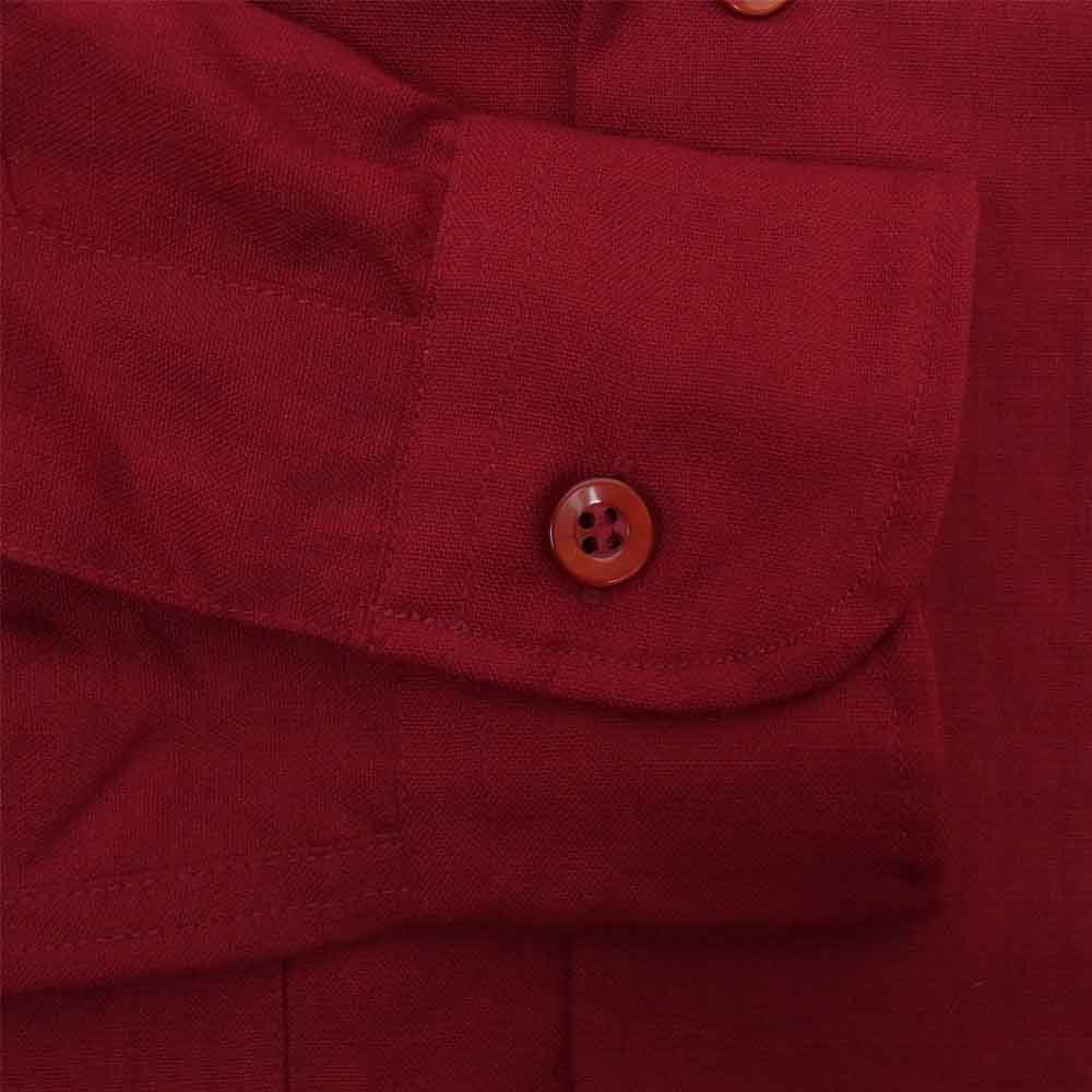 TENDERLOIN テンダーロイン T-WOOL SHT オープンカラー ウールシャツ レッド系 XS【中古】