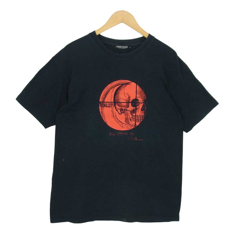 UNDERCOVER アンダーカバー REALITY SKULL TEE スカル プリント Tシャツ ブラック系 L【中古】