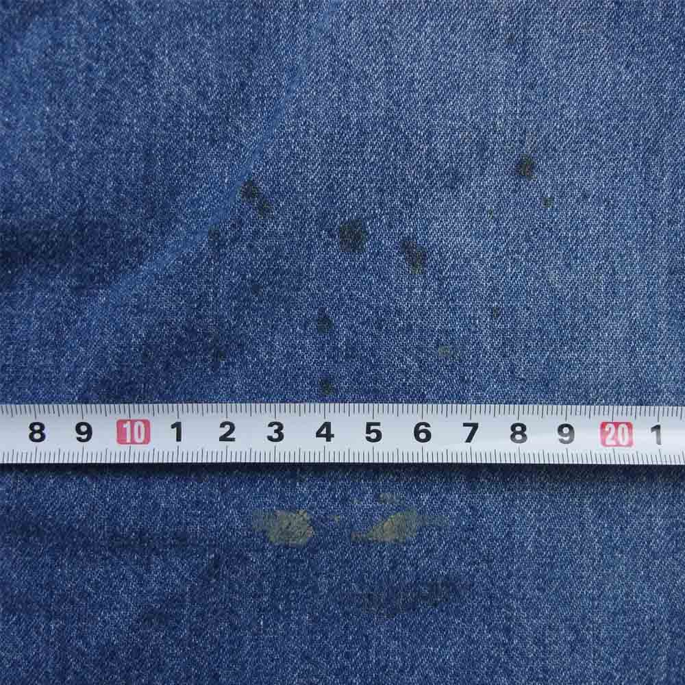 サニーサイドアップ リメイク デニム オーバーオール コットン 日本製 インディゴブルー系 2【中古】