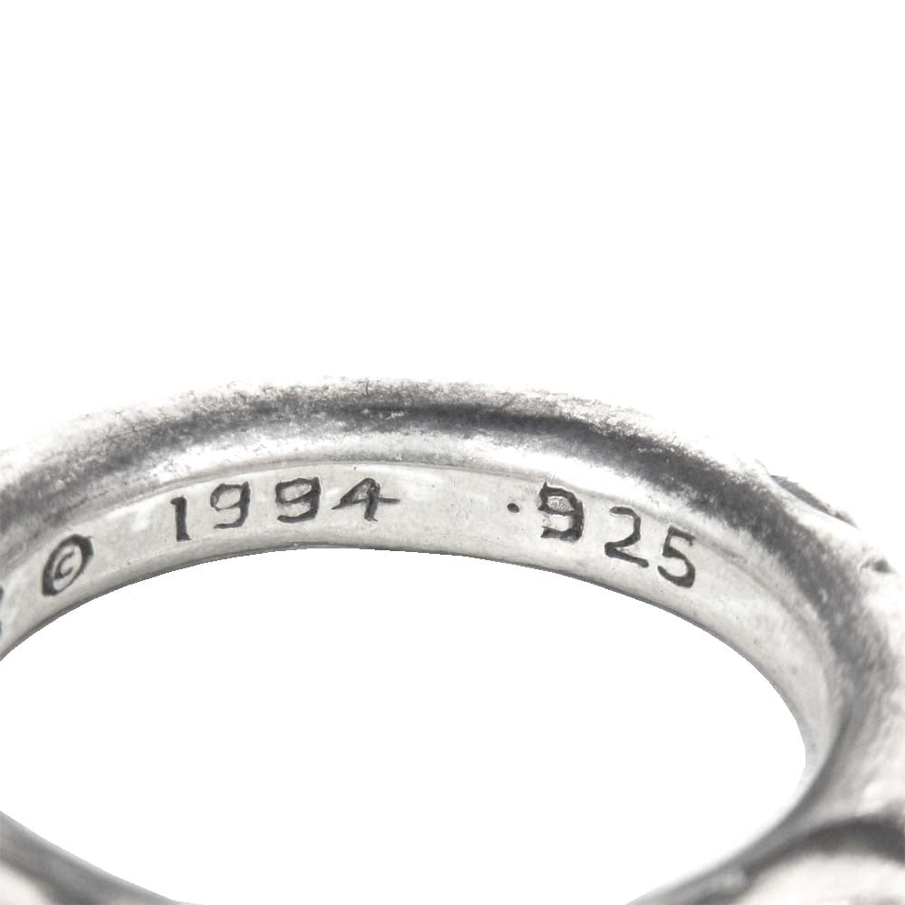 CHROME HEARTS クロムハーツ(原本無) SCRL BAND RING スクロール バンド リング シルバー系 22号【中古】