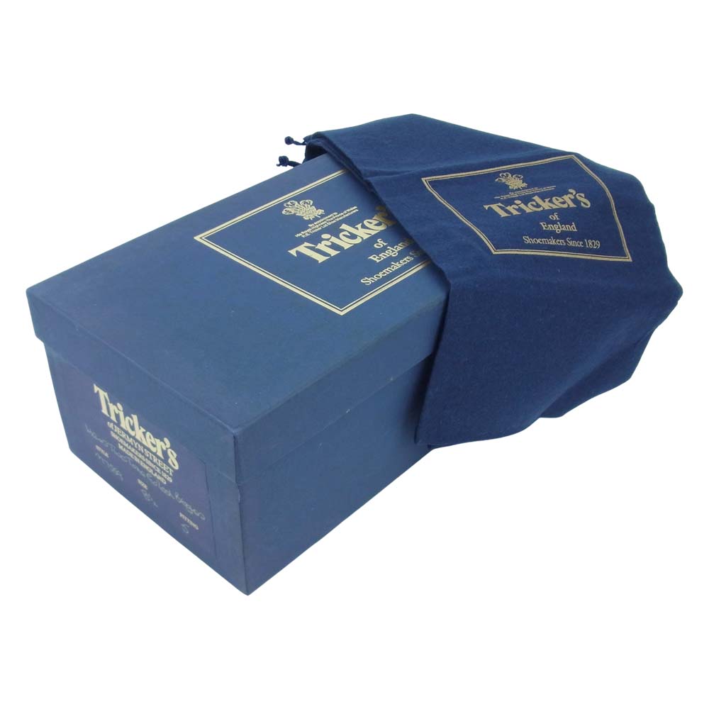 Tricker's トリッカーズ M7559 VANQUISH×RYO ISHIKAWA ヴァンキッシュ ウイングチップ シューズ ダークネイビー系 US8.5【中古】