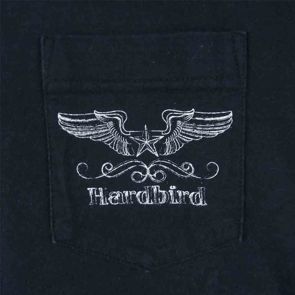 THE FLAT HEAD ザフラットヘッド HARD BIRD ハードバード ポケット S/S Tee 半袖 Tシャツ ブラック系 38【中古】
