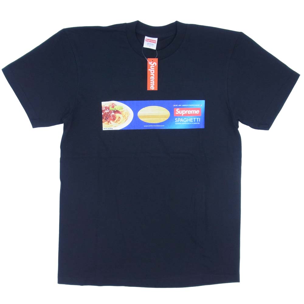 Supreme シュプリーム 21AW Spaghetti Tee スパゲッティ Tシャツ ブラック系 S【美品】【中古】
