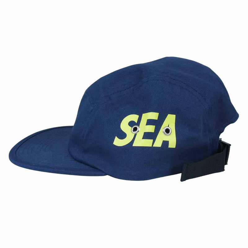 WIND AND SEA SEA WOOL CAP NAVY - キャップ