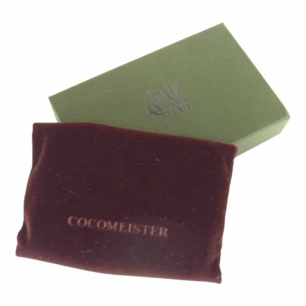 COCOMEISTER ココマイスター SHELLCORDOVAN シェルコードバン オベロン 二つ折り ウォレット ブラック系【中古】
