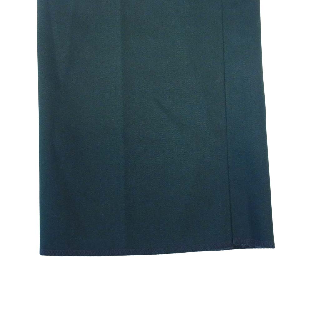 WACKO MARIA ワコマリア 21FWE-WMP-TR01 PLEATED TROUSERS トラウザー パンツ グリーン系 M【中古】